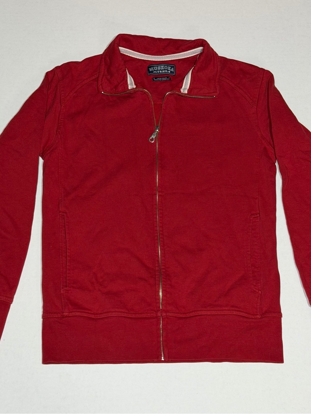 Muskoka Trail Red Zip-Up Sweatshirt